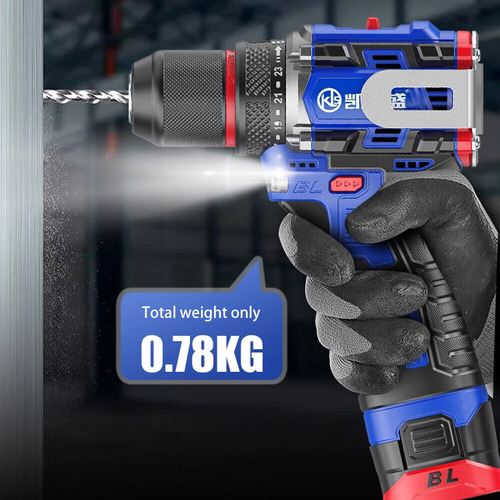 Destornillador De Impacto Inalámbrico Sin Escobillas Con Kit