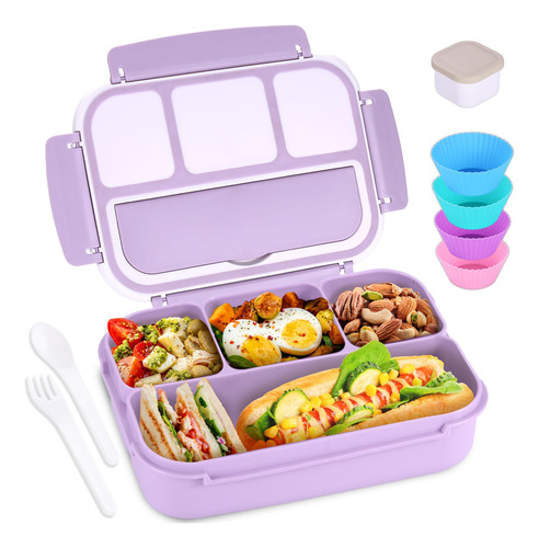 Bento Box - Lonchera Para Adultos, Recipientes Para Ninos Y