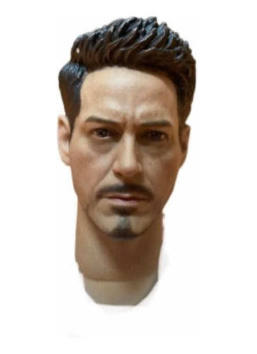Cabeza Tony Stark 1/6 Iron Man 2 Avengers Marvel Hot Toys