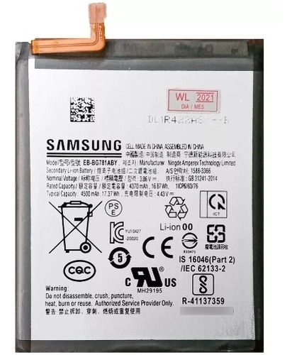 Bateria Pila Samsung Galaxy A52 5g A52s Eb-bg781aby