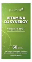 Comprar Vitamina D3 Synergy - 60 Caps - Puravida