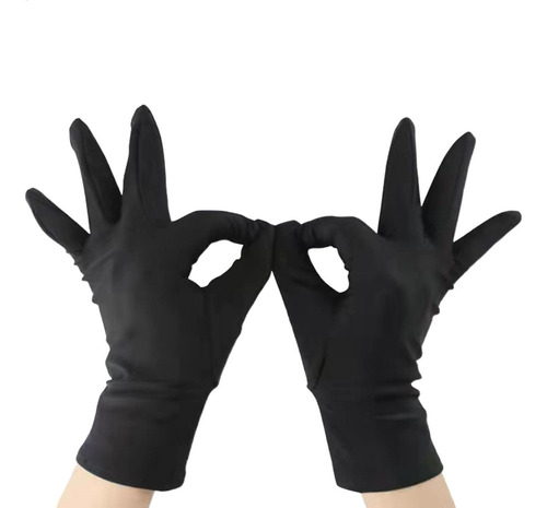 Luvas De Inspeção Luvas Pretas Para Manuseio De Joias
