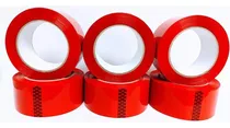 Comprar Cinta De Embalaje De Colores 200 Yardas Rojo - Pack 3