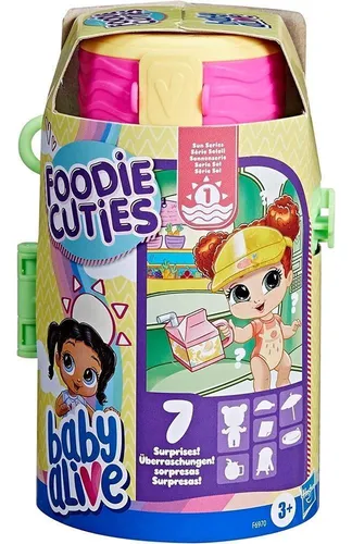 comprar Baby Alive Foodie Cuties Garrafa 7 Surpresas Hasbro F6970