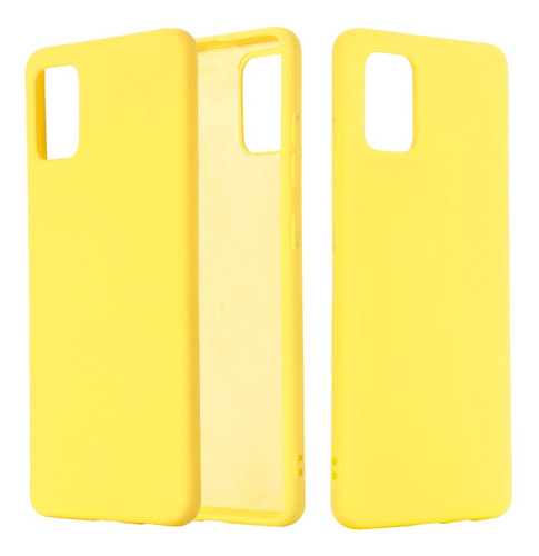 Protector Samsung Galaxy A51 Engomado Color Amarillo 