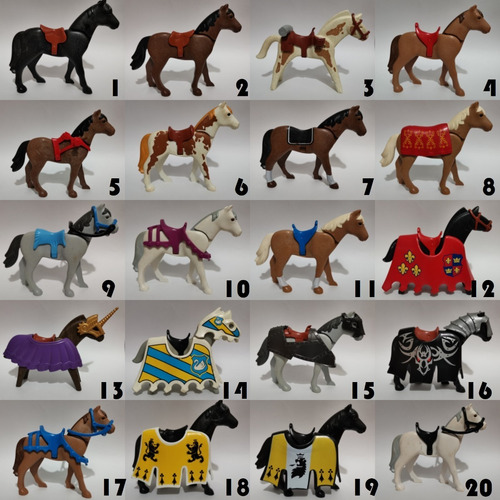Playmobil Caballos A Eleccion Animales Navidad Stock