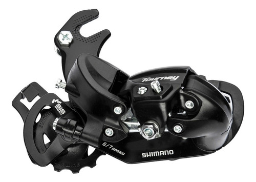 Imagen 2 de 6 de Cambio Trasero Shimano Ty300 Con Gancho De Anclaje