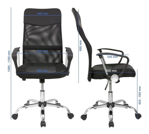 Silla Ejecutiva Sillon Oficina Ajustable Escritorio