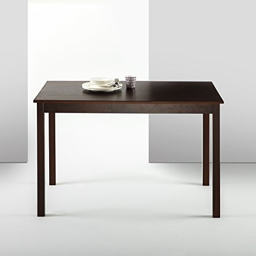 Mesa De Comedor De Madera Espresso Zinus Sin Sillas