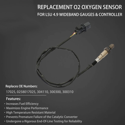 Bosch Sensor Oxigeno Lambda Wideband Lsu 4.9 Aem 30-4110