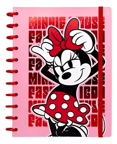 Cuaderno Discos Carta Minnie, Mickey Mooving Loop Disney