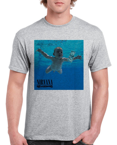 Playera Camiseta Banda Nirvana Grunge Album Nevermind 