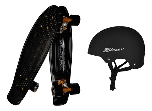 Patineta Tipo Penny Cruiser A4 Diseño + Casco