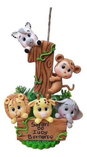 Velas Temáticas Porcelana Fría Animalitos Personalizables 