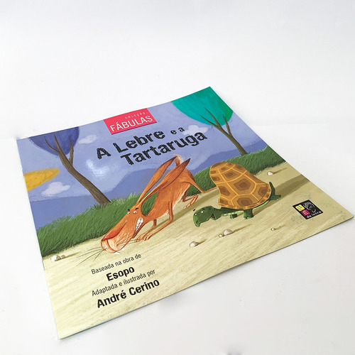A Lebre E A Tartaruga - Fábulas Infantis - Livro Ilustrado