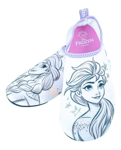 Imagen 3 de 4 de Aqua Shoes Niña Frozen Disney Blanco Moletto