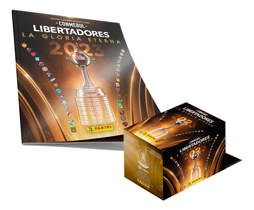 Conmebol Libertadores 2024 com 50 envelopes e álbum de capa mole