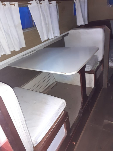 Barco Crucero Clásico Parodi De Madera Enfibrada