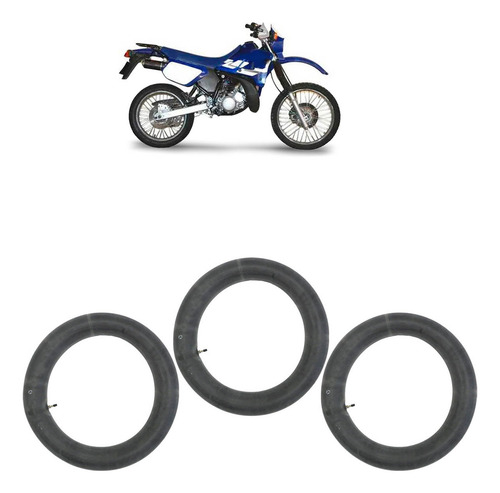 Kit Câmara Ar Dt 180 Gp Tech Bico Válvula Traseira 3 Peças Tipo da válvula Schrader