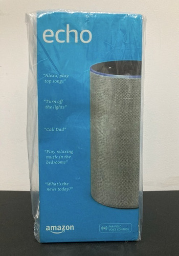 Amazon Echo 2nd Gen com assistente virtual Alexa - heather gray fabric 110V/240V