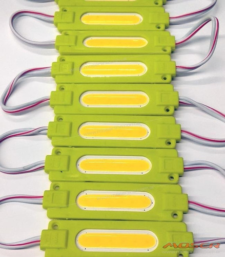 Imagen 2 de 2 de Módulo Led Cob 12v 6 Chips X10 Unidades. Arealed Rosario