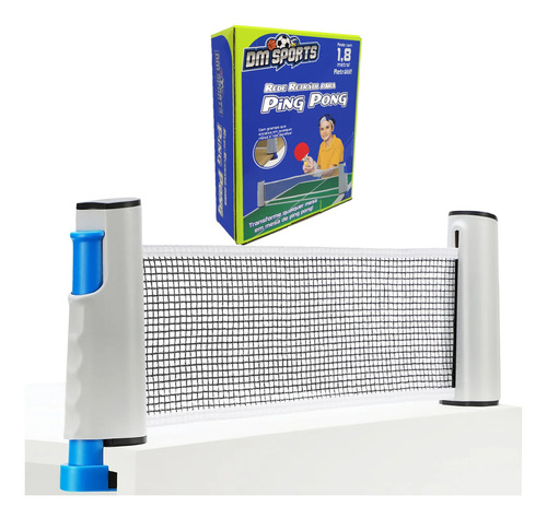 Rede De Ping Pong Tênis De Mesa Retrátil Universal 1,80m