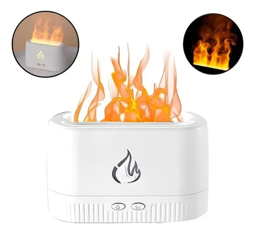 comprar Umidificador Chamas Efeito Ar Difusor Aroma Premium 180ml