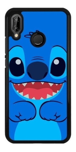Funda Protector Para Huawei Lilo Y Stitch Azul Disney