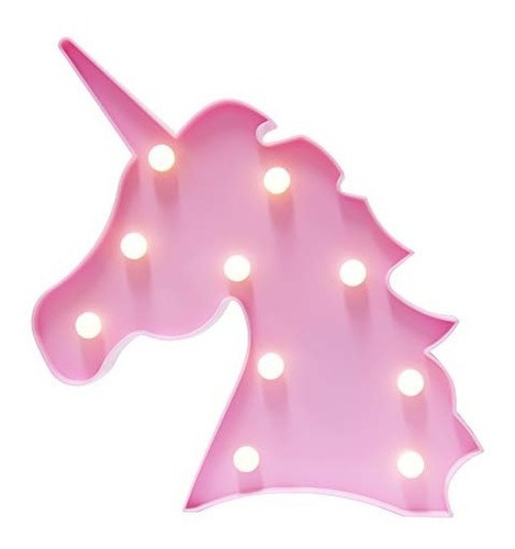 Lámpara Decorativa Con Forma De Unicornio En 3d Para Sala D