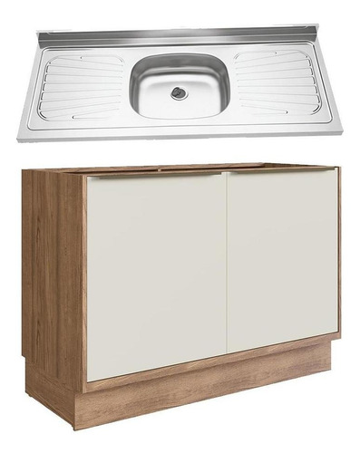 Balcão Cozinha Modular Édez Uno E Chapa De Pia Tramontina