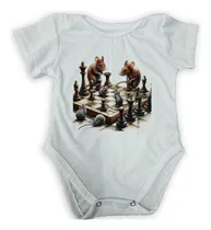 Comprar Body Bebe Raton Ajedrez Juego Chess Dibujo Play M3