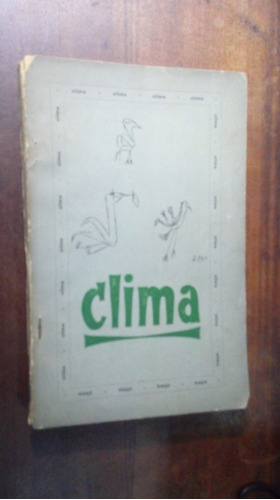 Libro  Clima: Cuadernos De Arte  ( Revista Número 2 - 3) 