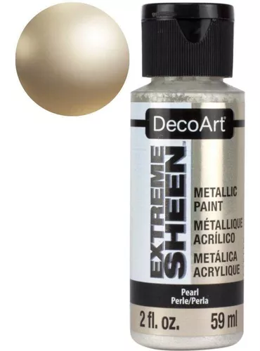 Pintura Vitral Vidrio Oro Metálico Dorado Permanente Removib