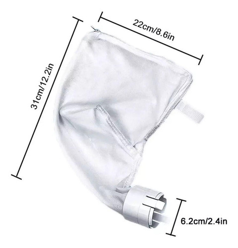 Bolsas De Filtro Para Limpiador De Piscinas, Bolsa Con