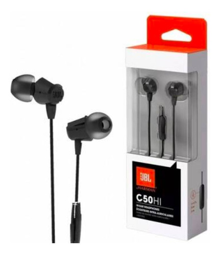 Auricular Audifono Manos Libre Jbl C50hi Negro