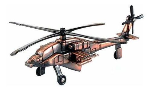 Sacapunta - Army Apache Helicopter Die Cast Metal Collectibl