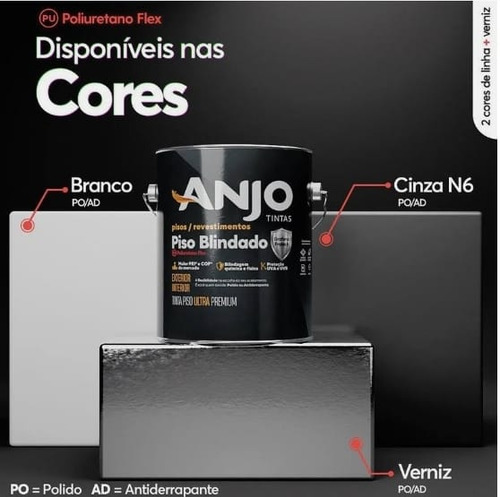 Resina Verniz Piso Blindado Pu Epóxi Madeira Cetol Cerâmica Cor Verniz Incolor Acabamento Polido 10l - Não Contém Catalisador