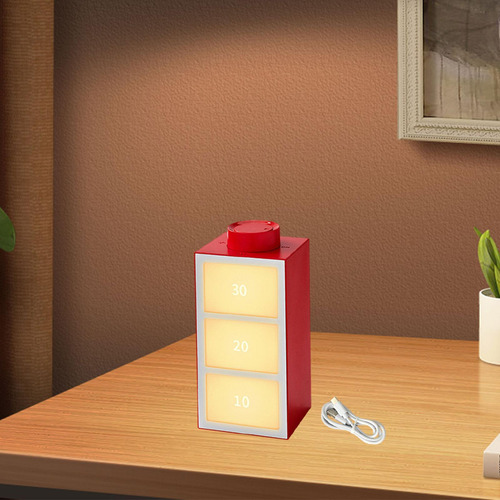 Lámpara De Mesa Con Luz Activada Por Voz, Luz Rojo