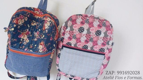 Mochilas Personalizadas Várias Cores E Estampas