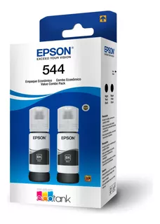 Epson Paquete De 2 Tintas Color Negro Ecotank, Código T54412
