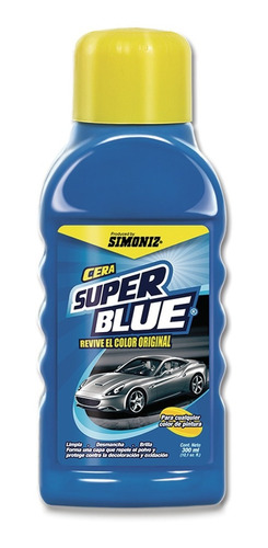 Cera Para Carro Super Blue Para Brillar  300ml