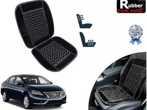 Cubre Respaldo Negro Asiento Bolitas Nissan Sentra 2014