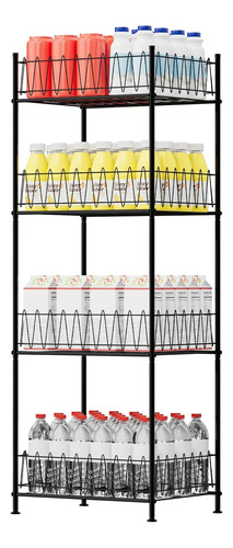 Organizador De Botellas De Agua, 4 Niveles, Organizador De A