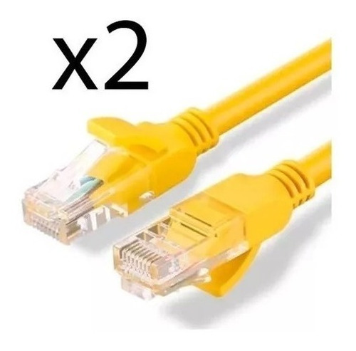 Cable De Red Utp Cat5 1 Metro Router Modem Internet X 2u