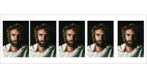 5 Imagenes Fine Art Jesus Principe De Paz 10x15 Cm Cada Una