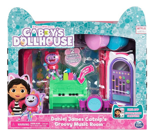 Gabby's Dollhouse Cakey Cat Mercat Con Accesorio
