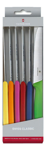 Cuchillos Victorinox 6 Piezas Hoja 11 Cm. - Electromundo Color Surtidos