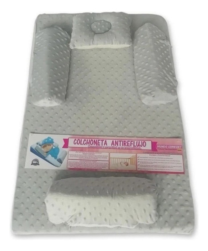 Colchon Anti Reflujo Para Bebe Cojin Antireflujo Para Bebes Color Gris