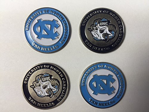 North Carolina Tar Heels Pelota Golf Marcador 4-pack