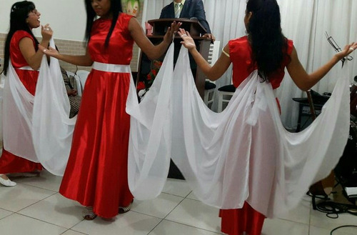 vestidos de coreografia evangélica